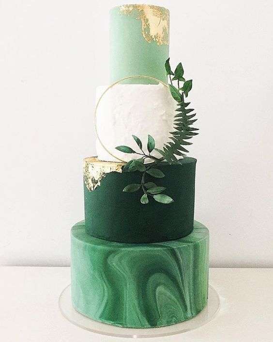 Green Wedding Cakes | Arabia Weddings